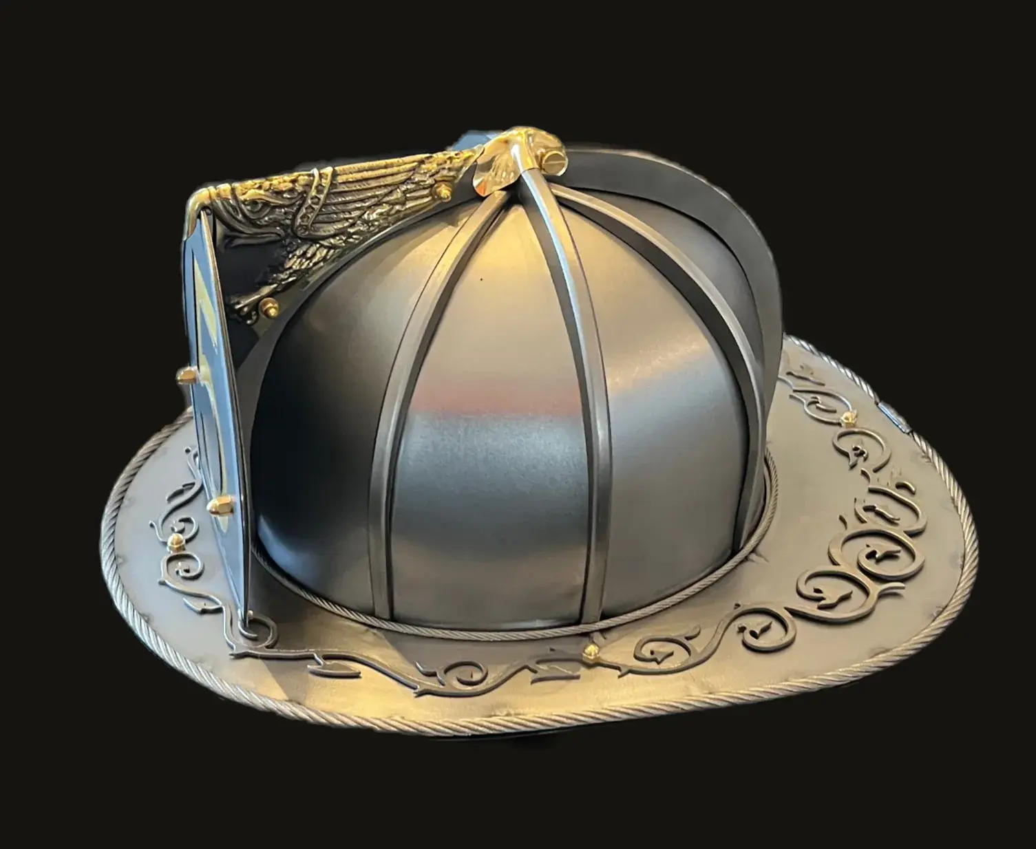 Blackened Steel Finish